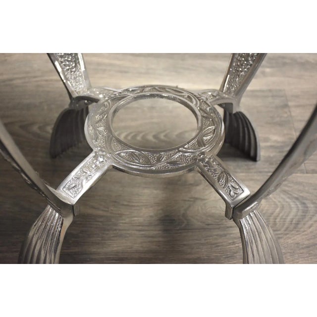 Seville Metal Art Studio End Tables- a Pair For Sale - Image 4 of 9