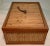 Tan Vintage Japanese Bamboo Box For Sale - Image 8 of 9