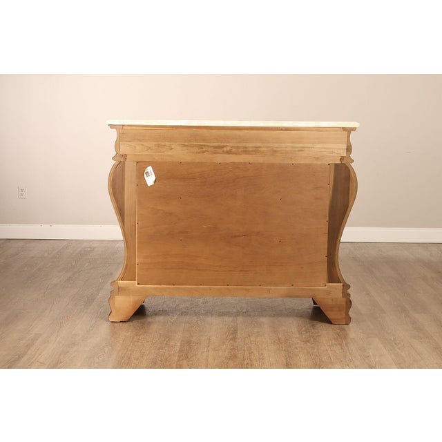 Century Furniture French Style Bombe Chest With Marble Top For Sale - Image 15 of 18