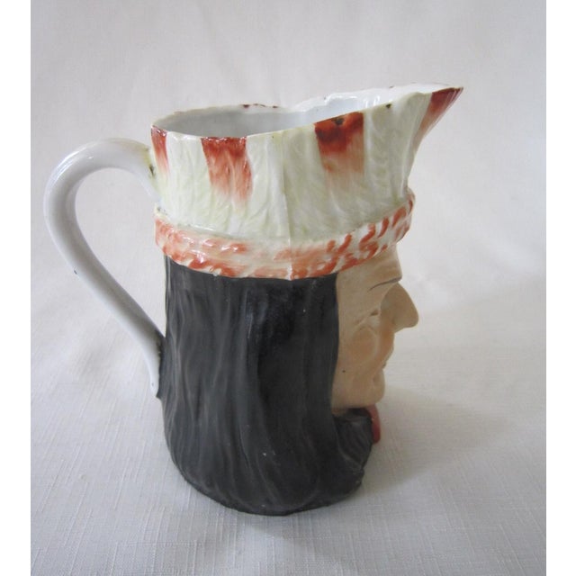 Indian Vintage German Toby Mug, Indian Chief For Sale - Image 3 of 6