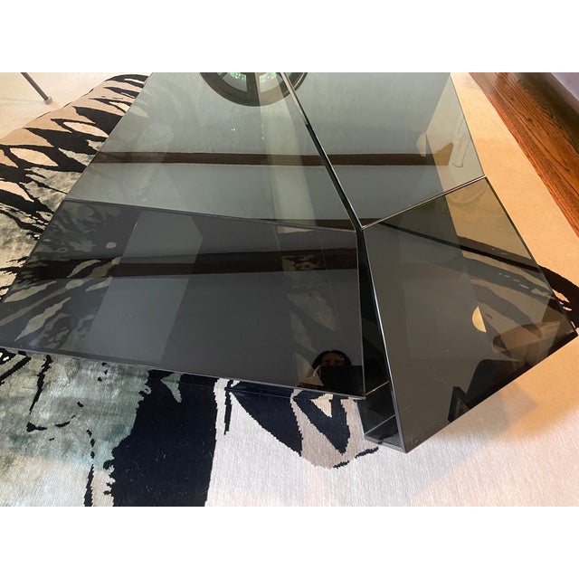 Tonelli Karim Rashid Dekon Glass Coffee Tables - A Pair For Sale - Image 4 of 5