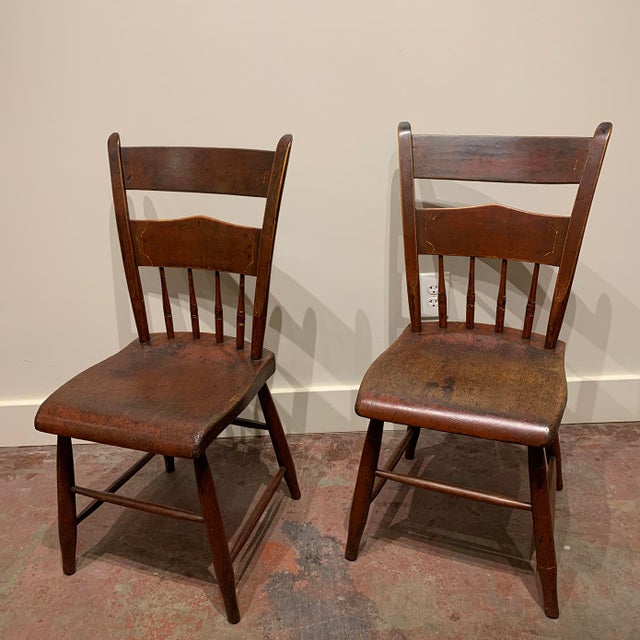 1820s Hitchcock Dining Chairs Set of 6 Chairish