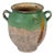 French 19th Century Green-Glaze Confit Pot For Sale
