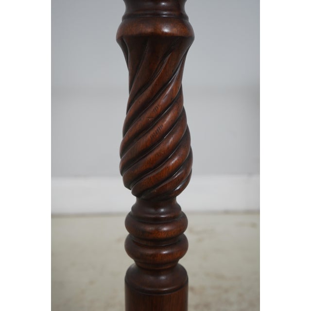 Maitland Smith Double Hand Mahogany Quilt Rack For Sale - Image 10 of 15