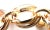 Cartier Trinity 18k Multi Color Gold Round Wide Link Bracelet For Sale - Image 9 of 12