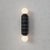 Contemporary Navazi Medium Wall Lamp in Scorched Coal Ceramic and Glass by Svitanok For Sale - Image 3 of 18