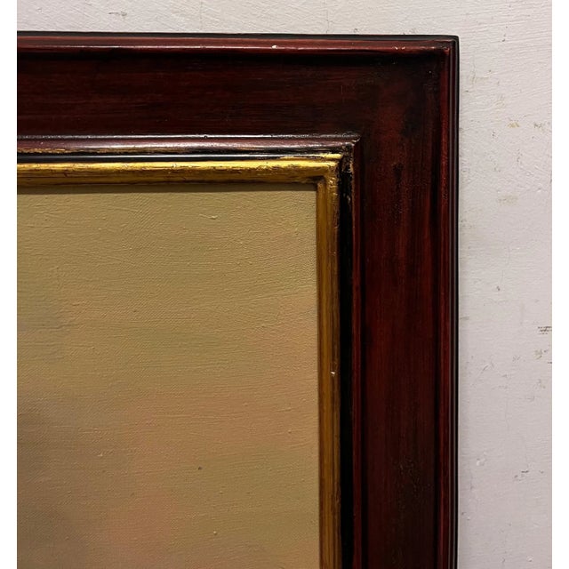 2000 - 2009 Igor Smekalov, Little Girl in Yellow, Oil, Framed For Sale - Image 5 of 6