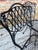 Metal Mid 20th Century Woodard Florentine Orleans Pattern Iron Patio Chairs - Set of 4 For Sale - Image 7 of 8