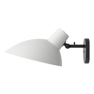 VV Cinquanta Black and White Wall Lamp by Vittoriano Viganò for Astep For Sale