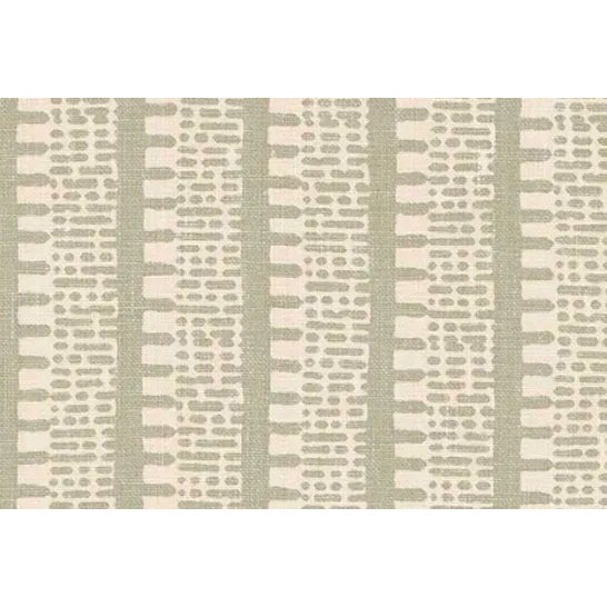 A sophisticated play on a traditional stripe, it's delightfully graphic yet subdued. Also available as a wallcovering....
