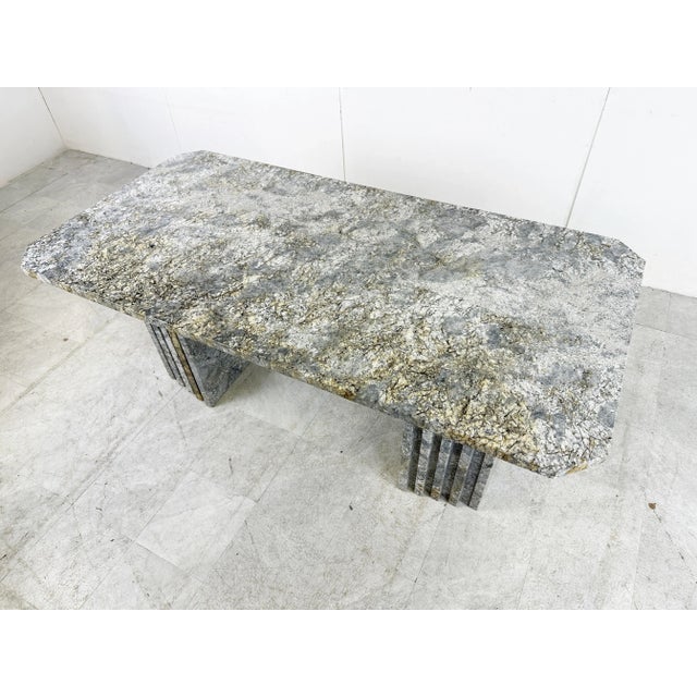 Vintage Granite Dining Table, 1970s For Sale - Image 9 of 11