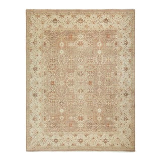 Mogul Collection Hand-Knotted Area Rug - Beige 8' 1" x 10' 4" For Sale