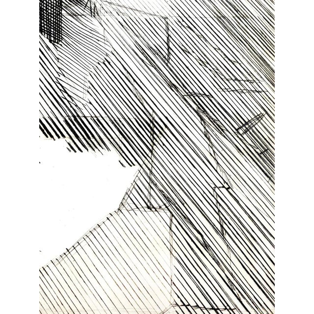 Jacques Villon - Cubist Man - Original Etching 1949 For Sale - Image 6 of 8