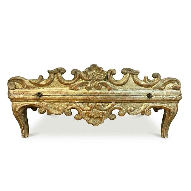 Rococo Venetian Rococo Carved and Gilded Table Lectern, 1700s For Sale - Image 3 of 10