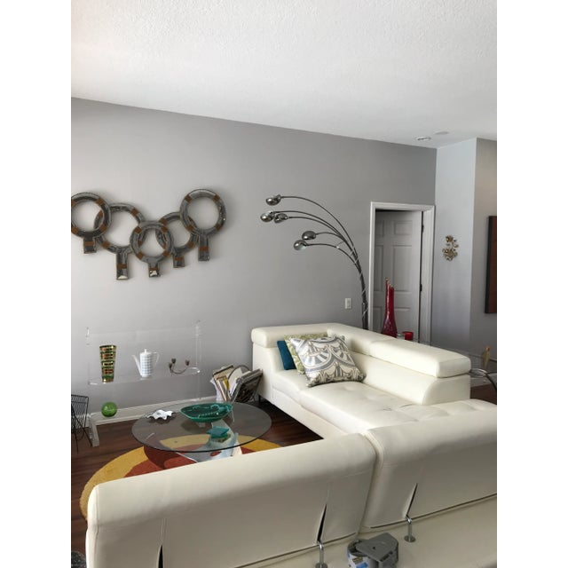 This fabulous, Large, Metal wall sculpture is a rare find by Don Freedman. He is mostly known for creating Beautiful Wall...