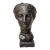 Neoclassical Female Bust Garden Sculpture in Cast Concrete For Sale