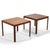These beautiful teak tables are a great example of Scandinavian modern design. Expertly crafted with wonderful, subtle...