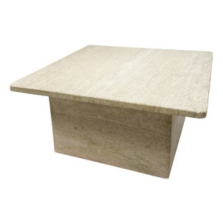 Travertine Coffee Table, 1970s For Sale