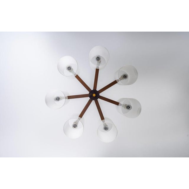 1970s Swedish Pendant Lights by Holger Johansson for Westal, 1970s, Set of 4 For Sale - Image 5 of 8