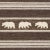 Contemporary Schumacher Koda Stripe Fabric In Coffee For Sale - Image 3 of 4