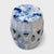 Chinese Drip Blue & White Prosperity Garden Stool For Sale - Image 3 of 6