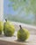 Bottle Green Giclee Print “Tiny Bottles and Pears” Watercolor Painting For Sale - Image 8 of 12