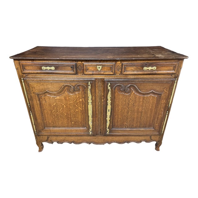 Antique French Normandy Buffet, 1780 For Sale