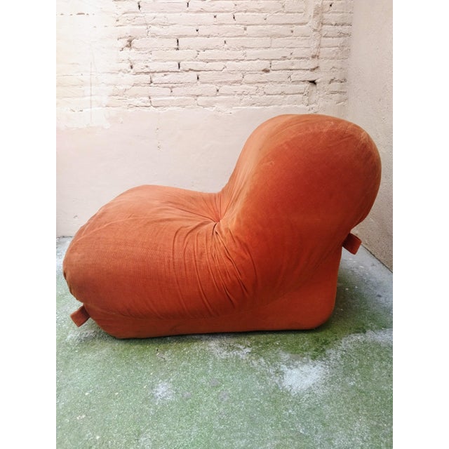 Orange Sofa Model Patate by Airborne edition, 1970, Set of 5 For Sale - Image 8 of 15