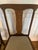 Pair of Antique Oak Dining Chairs With New Neutral Upholstery For Sale - Image 4 of 8