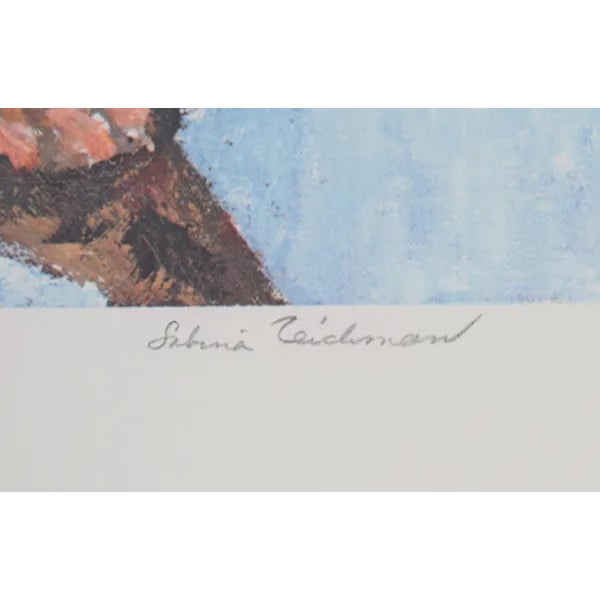 This lithograph, titled "Girl In The Tree," was created by the American artist, Sabina Teichman (1905 - 1983), in 1979. It...