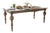 Turned Leg 80" Solid Wood Dining Table - Seats 8 For Sale