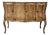 Small Baroque-Style Walnut Sideboard with Four Doors, 1960 For Sale