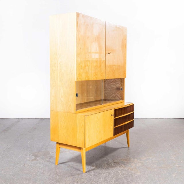 Czech 4-Door Birch Cabinet from Nabytek, 1960s For Sale - Image 16 of 17