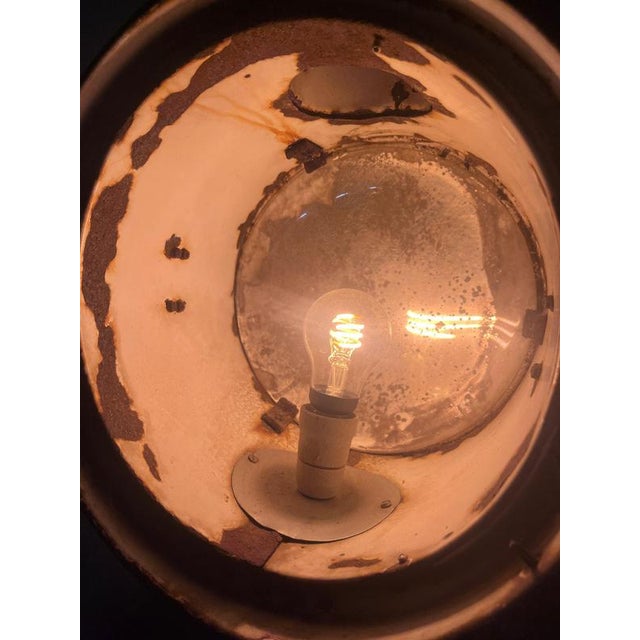 Industrial Searchlight Floor Lamp on PZO STG 4 Tripod, Poland, 1970s For Sale - Image 4 of 15