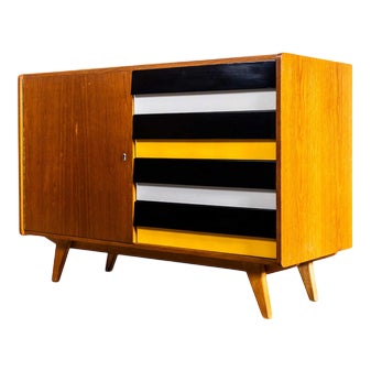 Mid-Century Cabinet Sideboard by Jiri Jiroutek for Interieur Praha, 1950s For Sale