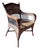 Vintage Wicker Bedroom Armchair For Sale