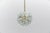Mid-Century Modern Gold and Glass Snowflake Lamp from Zero Quattro, Italy, 1960s For Sale - Image 3 of 15