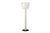 Renato Toso and Noti Massari, for Leucos. Floor lamp in white-lacquered metal and Murano glass. Globe made of transparent...