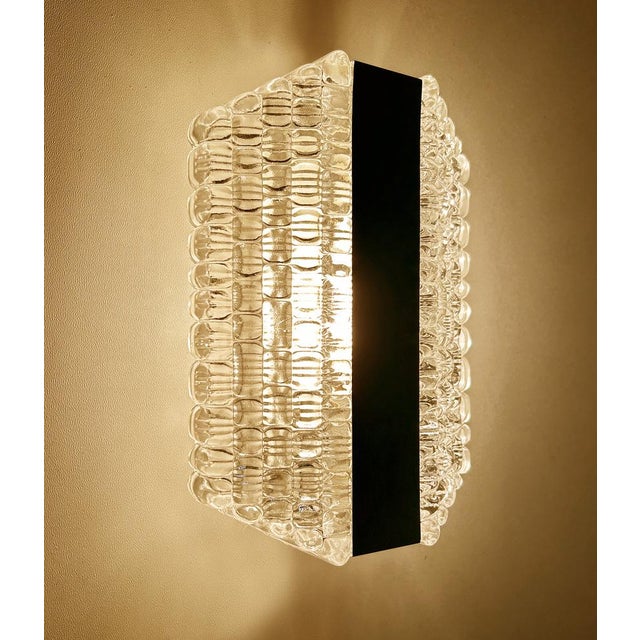Metal Vintage Glass Sconces from Kaiser, Set of 2 For Sale - Image 7 of 18