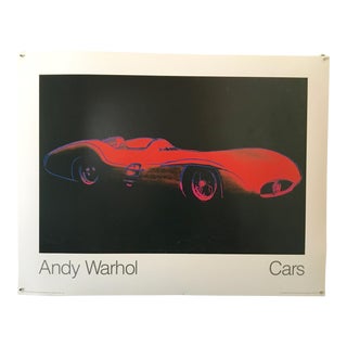 Andy Warhol Cars "1954 Formula One Car" 1988 Poster For Sale