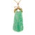Vintage Chinese 14k Gold & Jade Figural Plum Pendant Necklace For Sale In Philadelphia - Image 6 of 11