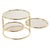 Mid-Century Modern Mid-Century Modern Schumacher Brass End Table With Three Tiered Shelves For Sale - Image 3 of 7