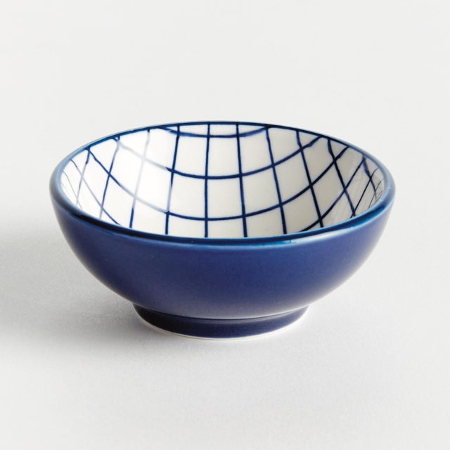 Stria Grid Dip Bowls, Set Of 6 For Sale In Chicago - Image 6 of 8