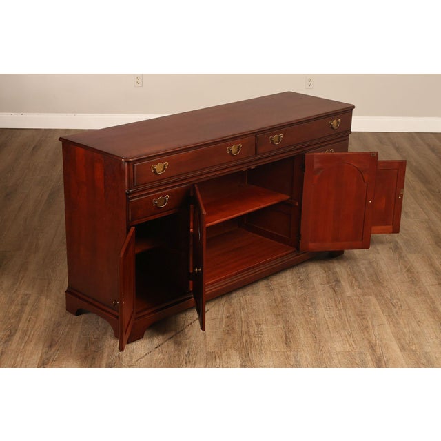 Pennsylvania House Pennsylvania House Vintage Traditional Cherry Sideboard For Sale - Image 4 of 18