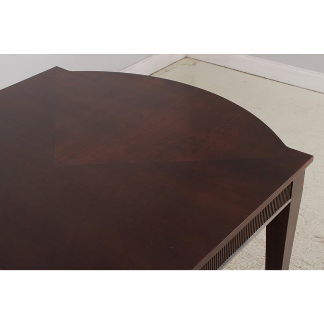 1990s Ethan Allen Avenue Collection Modern Dining Room Table For Sale - Image 5 of 16