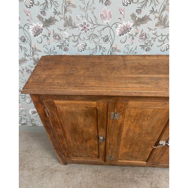 Tan Oak Sideboard with Icebox, 1900s For Sale - Image 8 of 18