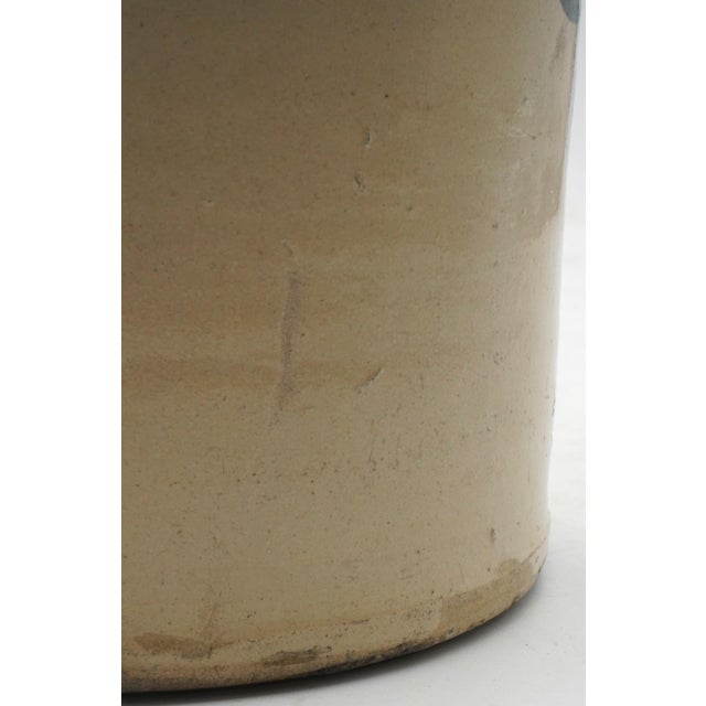 19th Century p.h. Mueller Blue Stoneware Crock Jug For Sale - Image 5 of 10