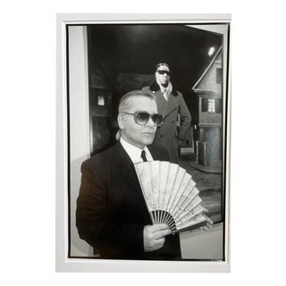 Karl Lagerfeld, Portrait, Photograph For Sale