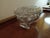 1950s Vintage Martinsville Viking #1048 Flowerlite Oval Clear "Flanders" Flower Frog For Sale - Image 5 of 7