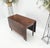 Solid Walnut Board Antique Drop Leaf Dining Center Console Table Clean! For Sale - Image 12 of 17